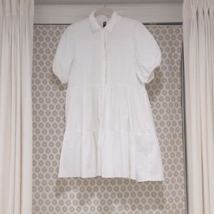Zara short white dress